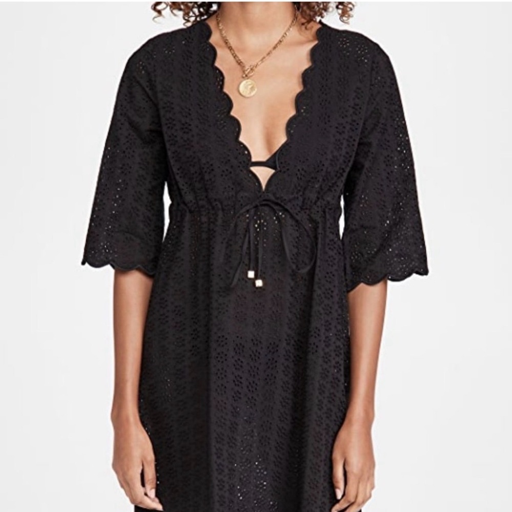Tory Burch Black Swim Cover-Up